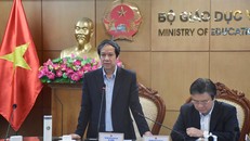 Bộ trưởng Nguyễn Kim Sơn phát biểu tại buổi làm việc.