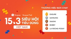 Shopee ghi nhận số lượng đơn hàng trong 2 giờ đầu tiên của ngày 15.3 tăng gấp 5 lần