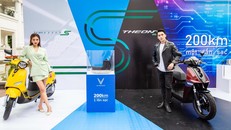 Vinfast ra mắt 5 mẫu xe máy điện có khả năng di chuyển gần 200 km/lần sạc