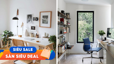Đón trào lưu làm việc hybrid, phòng làm việc tại nhà hóa văn phòng mini 
