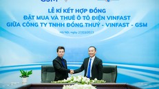 GSM ra mắt, LADO Taxi lập tức bắt tay thuê 500 xe và mua bổ sung 40 xe VF e34