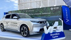 Vinfast là đại diện doanh nghiệp Việt Nam duy nhất phát biểu và trưng bày xe tại COP28