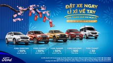 Mua xe, nhận quà và nhiều ưu đãi đặc biệt khi mua xe Ford trong tháng 1