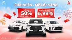 Toyota việt Nam triển khai chương trình khuyến mại 'Khai xuân - Mở lộc vàng' cho mẫu xe Vios, Velos Cross, Avanza Premio