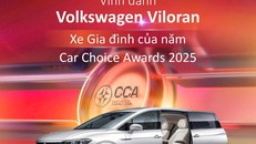 Volkswagen Viloran được vinh danh 'Xe Gia Đình Của Năm hạng 2-5 tỷ đồng' tại Car Choice Awards 2025.