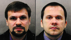 Anh công bố danh tính 2 nghi phạm trong vụ đầu độc Skripals 