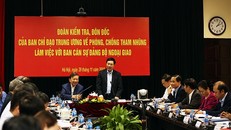 Bộ Ngoại giao thực hiện tốt các biện pháp phòng ngừa tham nhũng