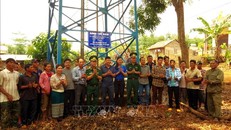 Nước sạch về với đồng bào biên giới 4 tỉnh Tây Nguyên