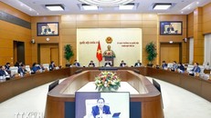 Một phiên họp của Ủy ban Thường vụ Quốc hội.