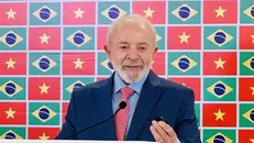 Tổng thống nước Cộng hòa Liên bang Brazil Luiz Inácio Lula da Silva phát biểu tại họp báo. Ảnh: Việt Đức/TTXVN.