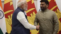 Thủ tướng Ấn Độ Narendra Modi và Tổng thống Sri Lanka Anura Kumara Dissanayake. Nguồn: Northest Herald.