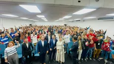 Quang cảnh sự kiện giao lưu thế hệ trẻ Việt Nam-Venezuela. Ảnh: Đại sứ quán Việt Nam tại Venezuela/TTXVN phát.