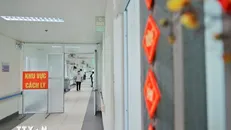 Khu vực cách ly. Ảnh: Minh Quyết/TTXVN