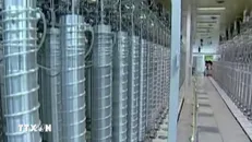 Bên trong cơ sở hạt nhân Natanz của Iran. Ảnh: IRNA/TTXVN