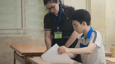 Thí sinh Hà Nội dự thi vào lớp 10. Ảnh: Hoài Nam/Vietnam+