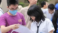 Thí sinh dự thi vào lớp 10. 