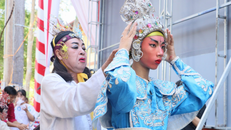 Một tiết mục biểu diễn hát bội. Ảnh minh họa