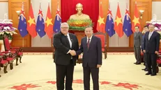 Tổng Bí thư Tô Lâm tiếp Chủ tịch Quốc hội New Zealand Gerry Brownlee.