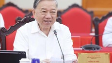 Tổng Bí thư Tô Lâm phát biểu tại cuộc làm việc của Bộ Chính trị với Ban Thường vụ Đảng ủy Mặt trận Tổ quốc, các đoàn thể Trung ương