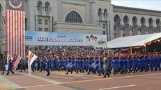 Diễu hành mừng 68 năm Quốc khánh của Malaysia.