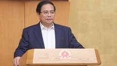 Thủ tướng Chính phủ Phạm Minh Chính phát biểu kết luận Phiên họp Chính phủ chuyên đề xây dựng pháp luật tháng 9/2025. Ảnh: VGP/Nhật Bắc