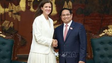 Thủ tướng Phạm Minh Chính tiếp lãnh đạo Công ty GE Vernova, Hoa Kỳ