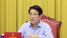 Chủ tịch nước Lương Cường phát biểu