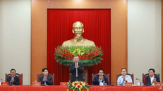 Tổng Bí thư Tô Lâm phát biểu tại phiên họp Tiểu ban Văn kiện Đại hội XIV của Đảng.