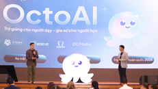 Ban tổ chức giới thiệu dự án Octo Al. 