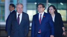 Thủ tướng Phạm Minh Chính và Tổng Thư ký Liên hợp quốc António Guterres cùng rời Hà Nội sang Kuala Lumpur, Malaysia tham dự Hội nghị Cấp cao ASEAN lần thứ 47 và các Hội nghị Cấp cao liên quan
