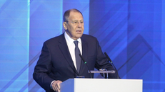 Ngoại trưởng Nga Sergey Lavrov phát biểu tại Hội nghị Quốc tế về An ninh Á-Âu ở Minsk, Belarus ngày 28/10/2025