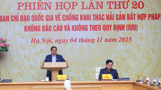 Thủ tướng Phạm Minh Chính chủ trì Phiên họp thứ 20 của Ban Chỉ đạo Quốc gia về chống khai thác hải sản bất hợp pháp.