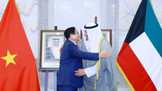 Thủ tướng Phạm Minh Chính hội đàm với Thủ tướng Nhà nước Kuwait Sheikh Ahmad Abdullah Al-Ahmad Al Sabah.