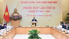 Thủ tướng Chính phủ Phạm Minh Chính, Chủ tịch Hội đồng Thi đua – Khen thưởng Trung ương nhiệm kỳ 2021-2026 (Hội đồng) chủ trì phiên họp lần thứ 15 của Hội đồng. Ảnh: VGP/Nhật Bắc.