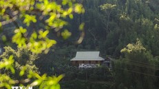 Nét đẹp yên bình của xã Vân Sơn (Phú Thọ). Ảnh: Trọng Đạt/TTXVN.