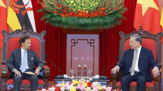 Tổng Bí thư Tô Lâm tiếp Quốc vương Brunei Haji Hassanal Bolkiah.