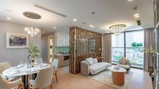 Không gian căn hộ mẫu tại The Ninety Complex – nơi cư dân được tận hưởng dịch vụ chăm sóc căn hộ toàn diện do TNPM cung cấp.