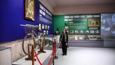 Nhà trưng bày Khu Di tích lịch sử Quốc gia đặc biệt Căn cứ Trung ương Cục miền Nam - nơi lưu giữ nhiều hình ảnh, hiện vật quý giá về quá trình lãnh đạo cách mạng miền Nam.