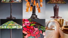 Nghệ thuật tinh xảo từ những mảnh kính màu. Ảnh: Louis Comfort Tiffany, Treasures From The Driehaus Collection