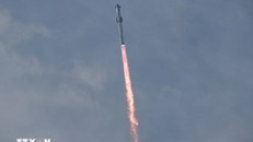 Tàu vũ Starship của SpaceX rời bệ phóng tại Boca Chica, Texas, Mỹ, ngày 14/3.