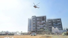 Lực lượng không quân tham gia diễn tập phòng thủ dân sự.