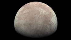 Hình ảnh Mặt Trăng Europa của sao Mộc. Ảnh: NASA