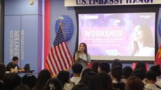 Toàn cảnh workshop “Xây dựng môi trường làm việc DEI cho nữ giới trong lĩnh vực công nghệ”. Ảnh: Thuỳ Linh