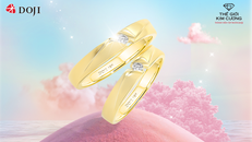 Nhẫn cưới đính kim cương tự nhiên giá chỉ từ 6 triệu đồng