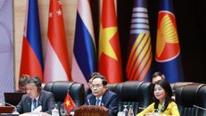 Chủ tịch Quốc hội Trần Thanh Mẫn dự phiên họp Ban chấp hành Đại hội đồng Liên Nghị viện các quốc gia Đông Nam Á lần thứ 45 (AIPA-45). Ảnh: Thống Nhất/TTXVN