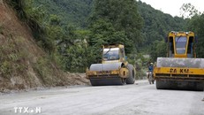 Yên Bái nỗ lực đẩy nhanh giải ngân vốn đầu tư công. Ảnh: TTXVN