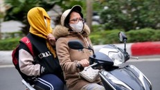 Bắc Bộ trời lạnh. Ảnh: Tuấn Đức/TTXVN