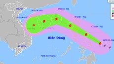 Vị trí và đường đi của bão Man-Yi. Ảnh: NCHMF