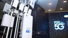 Ngành viễn thông đẩy nhanh tiến độ triển khai công nghệ 5G. Ảnh:TTXVN