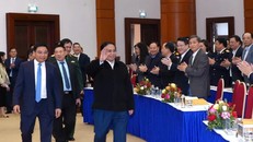 Thủ tướng Chính phủ Phạm Minh Chính đến dự và chỉ đạo Hội nghị tổng kết công tác tài chính-ngân sách Nhà nước năm 2024 và triển khai nhiệm vụ năm 2025. Ảnh: Vietnam+